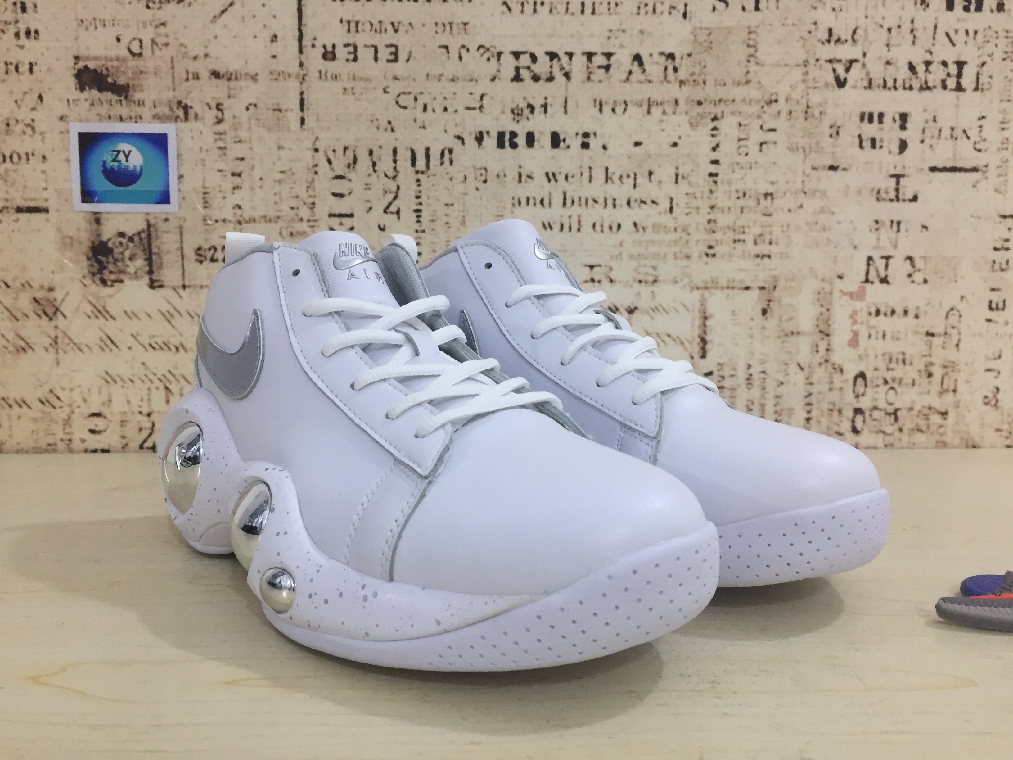 Nike Zoom Bonafide White Silver Shoes